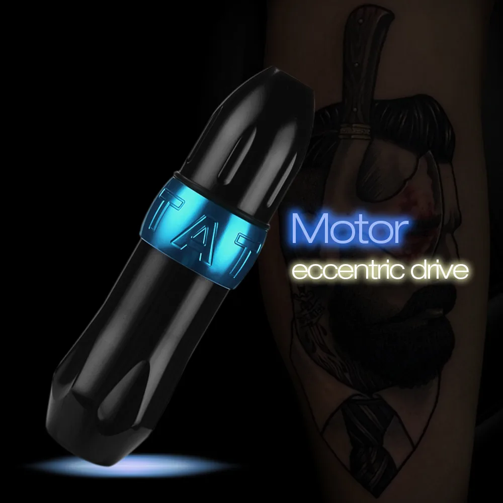 ATOMUS Tattoo Pen Rotary Long Round Tattoo Gun Machine with DC Clip cord Tattoo Machine Tattooist Body Art