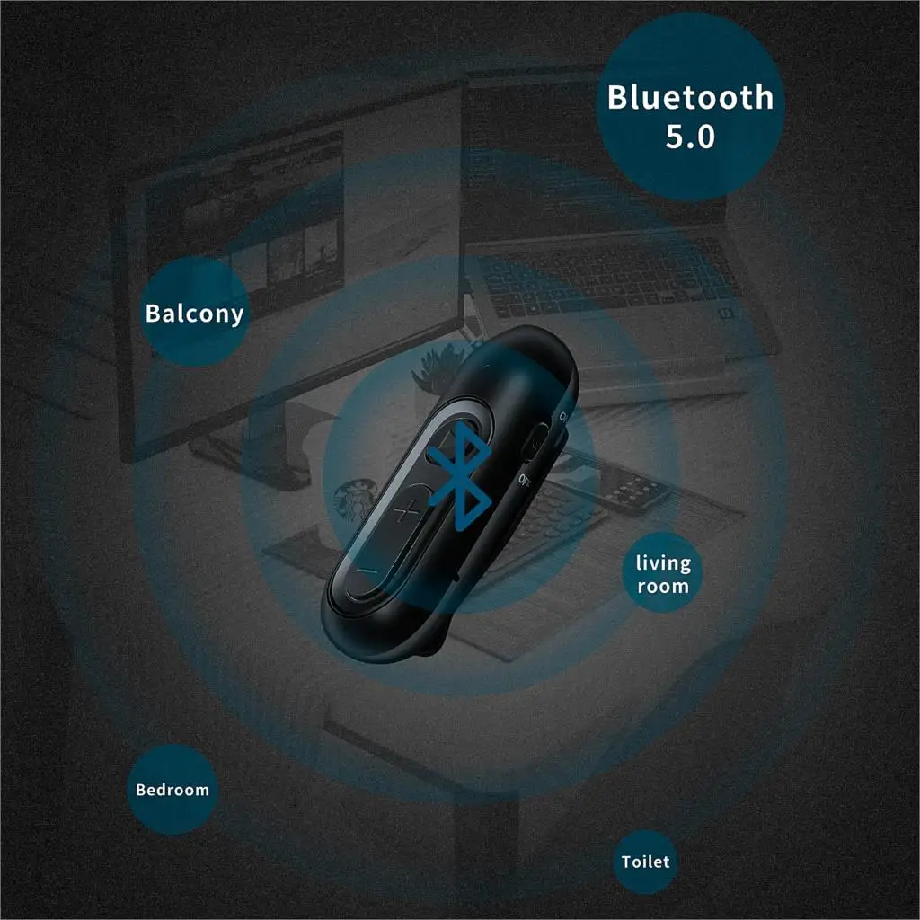 Bluetooth передатчик приемник беспроводной CSR адаптер aptX для наушников Громкая связь 3,5 Aux Bluetooth аудио адаптер приемник