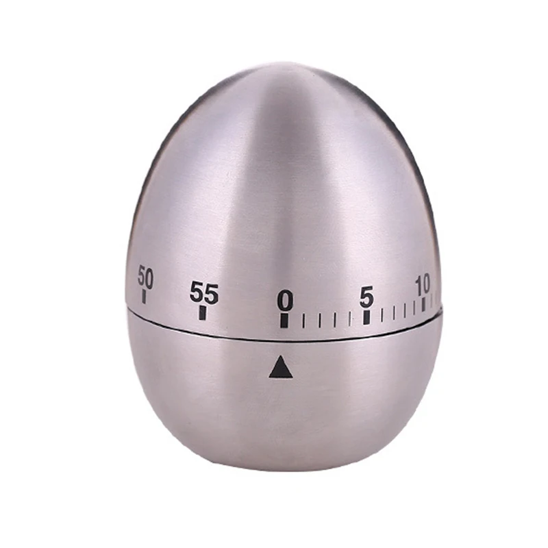 Mechanical Egg Kitchen 60 Minutes Stainless Steel Timer Cooking Timer Alarm Kitchen Tools Kitchen Gadgets Countdown Kitchen Bell