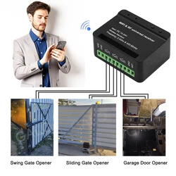 Ouvre porte de Garage récepteur WIFI intelligent, utilisation pour marque générale ouvre porte coulissante pivotante universel TX voiture, nouvelle version 