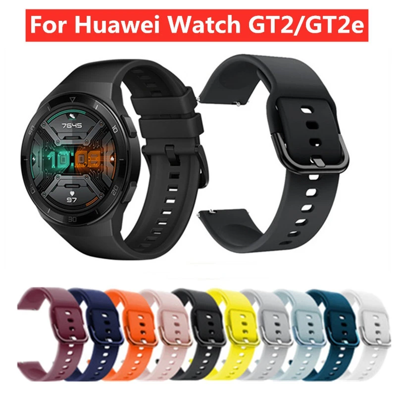 Silicone Watch Strap For Huawei Watch Gt 2e Gt2 46mm Replacement Bracelet  Belt For Huawei Watch Gt2e Smart Wristbands - Smart Accessories - AliExpress