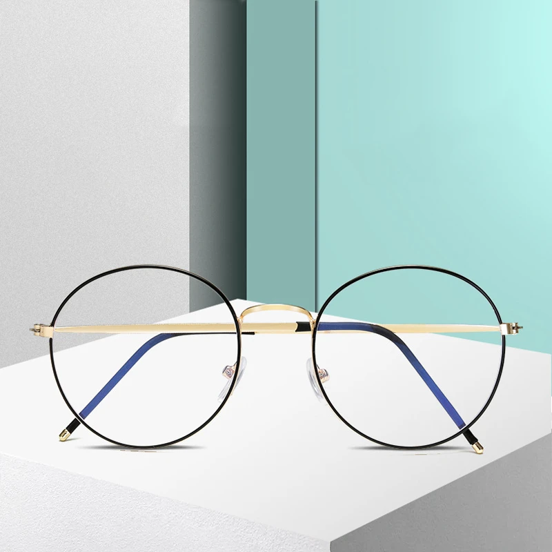Zilead индивидуальные мужские и женские ретро металлические круглые рамки простые очки для снятия усталости корейские небьющиеся классические очки для чтения