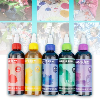 

Non Toxic Permanent Textile Paints Accessories Colorful Spiral Decorating Jacquard Craft Art Tie Dye Kit Fabric DIY Clothing