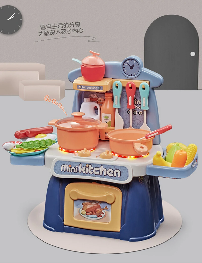 Новые игрушки для мальчиков и девочек, детский кухонный набор, мини кухонные инструменты, 26 шт. кухонной утвари, подарок для детей