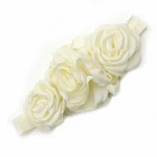 Европейские и американские минималистичные Детские аксессуары для волос ручной работы атласные запеченные края Подсолнух детские повязки для фотосъемки Pr