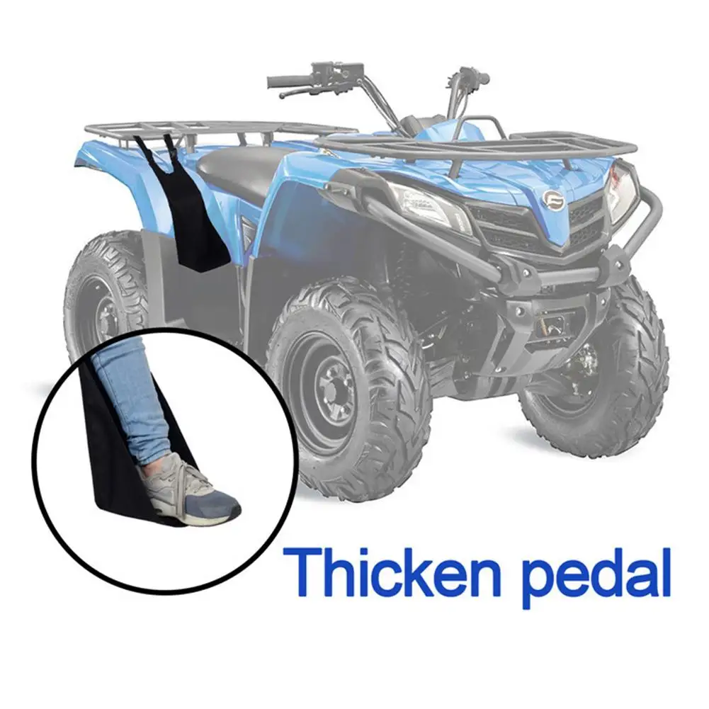 2Pcs ATV Rear Passenger Foot Pegs Adjustable Foldable Nonslip Foot