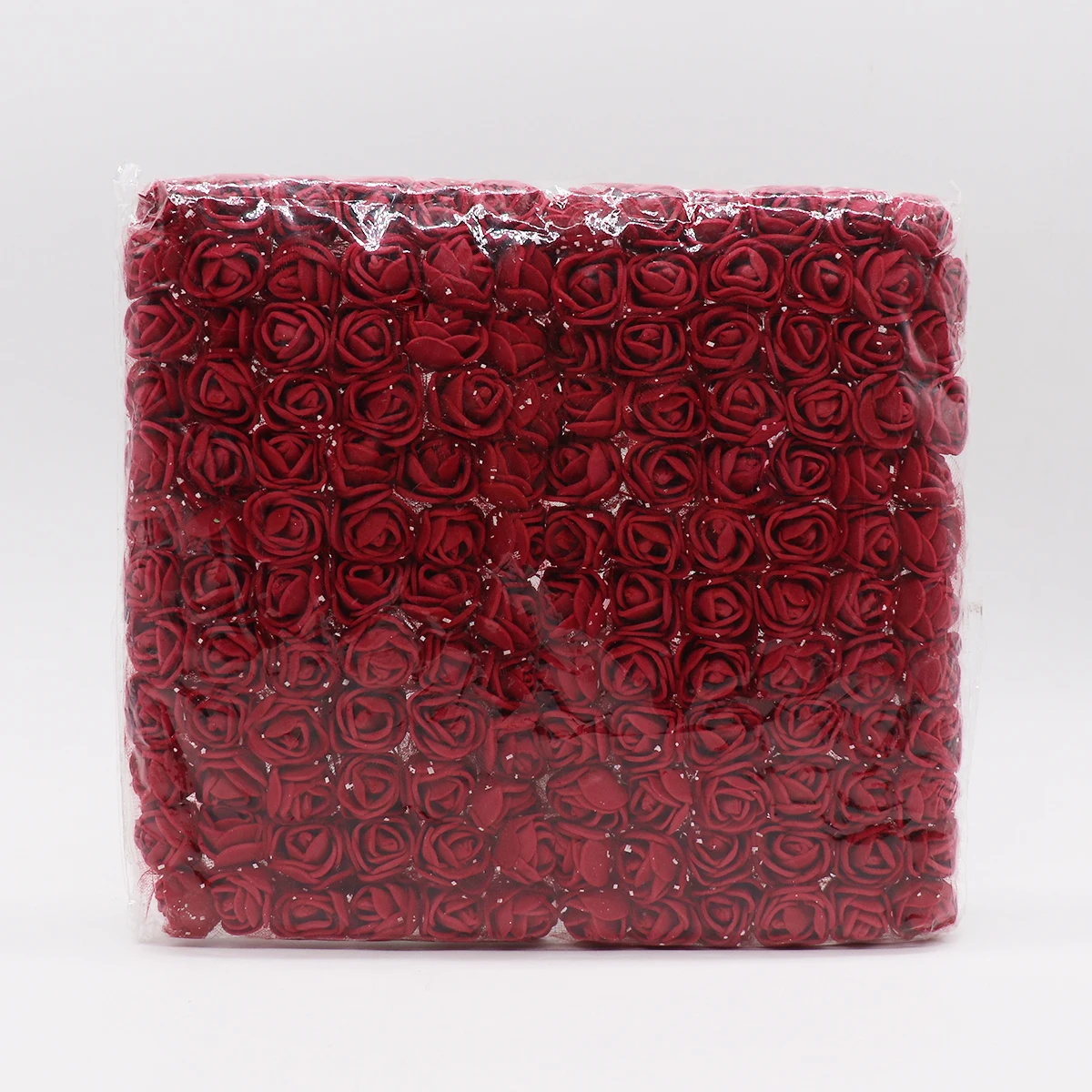 Wine red 144 шт/2 см PE многоцветные искусственные Искусственные цветы из пенопласта, Дешевый Рождественский венок, Декор для дома, свадьбы, сделай сам, подарки на год - Цвет: Wine red