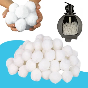 

200g Sand Filter Balls Durable Eco-friendly For Swimming Pool Cleaning Equipment Fine Filter Fiber Ball Durable Water Clean 3
