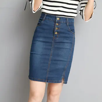 

Womens Short Denim Skirts For Women Denim mini Skirt Female Plus Size Skirts Womens Bandage Jeans Skirt With High Waist Summer