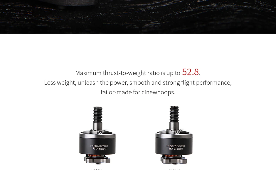 T-Motor F1507 1507 2700KV 3-6 S/3800KV 3-4S бесщеточный двигатель для бесщеточного дрона Cinewhoop RC FPV Racing CineWhoop BetaFPV