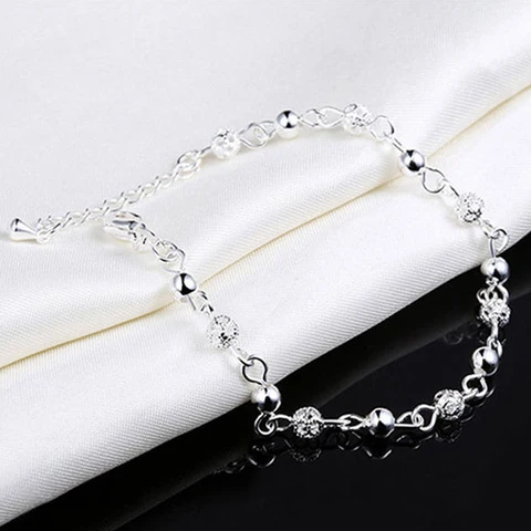 Fashion Hollow Beads Chains Bracelet Simple Charming Party Wedding Hand Jewelry Accessories Bead Hollow Out Bracelets