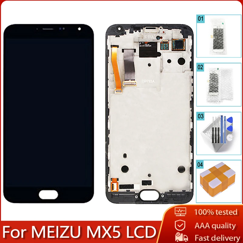 5 &quotAMOLED для MEIZU MX5 M575M M575H ЖК дисплей кодирующий преобразователь сенсорного экрана