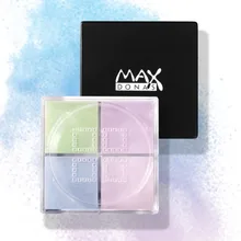 4-цветный, гладкий, с четырьмя комплект макияж Косметическая пудра контроль выработки кожного жира натуральный увлажняющий тональный крем Мёд порошок