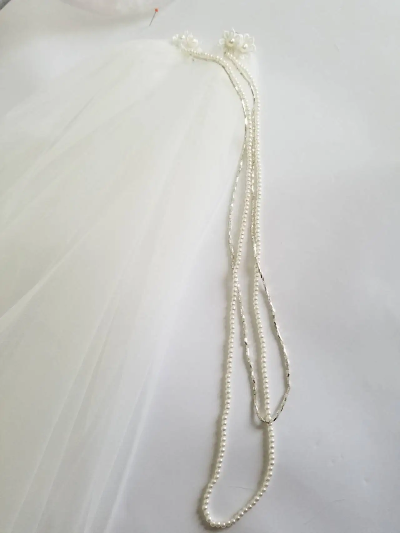 do cabo-jóias de Noiva colar de volta-de Volta- capa véu de casamento