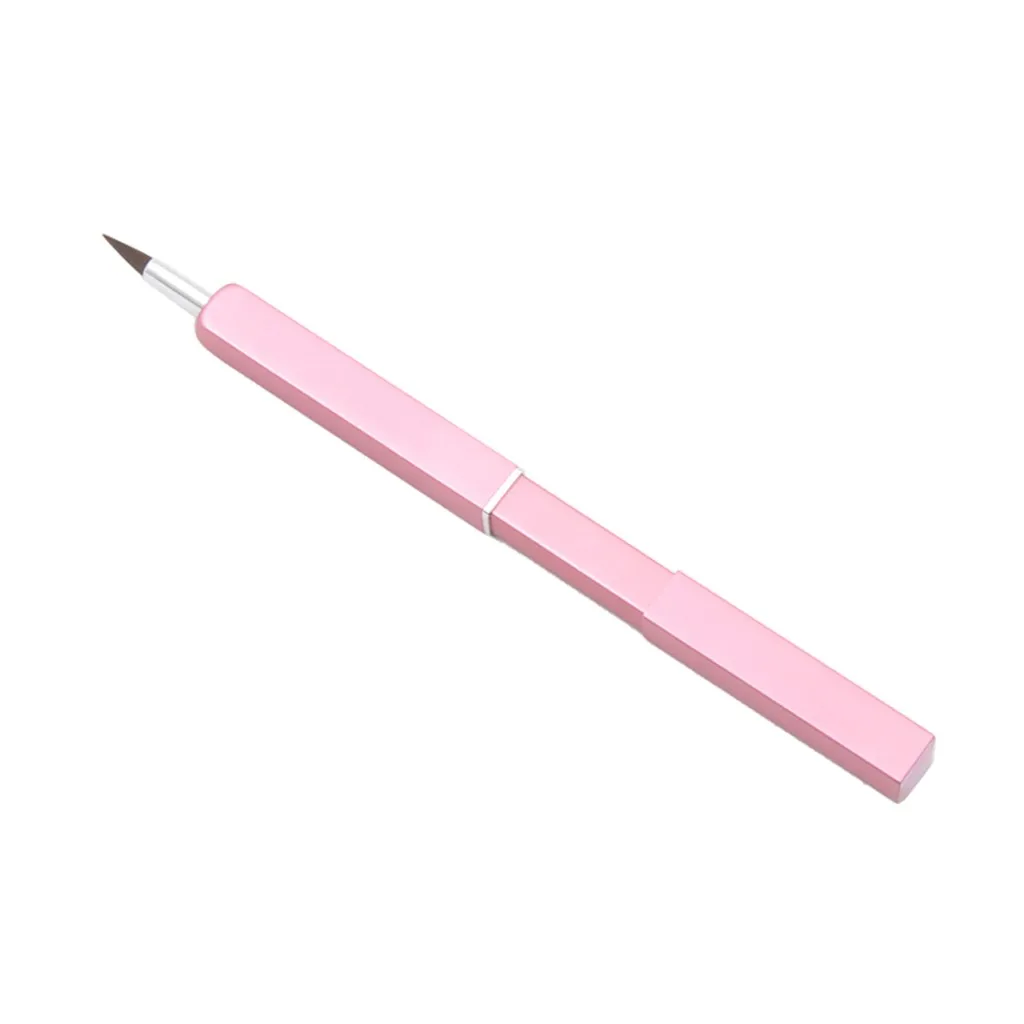 Portable Retractable Lip Brush Artificial Fiber Hair Lipstick Color Makeup Cosmetic Tool For Lips Makeup Brush