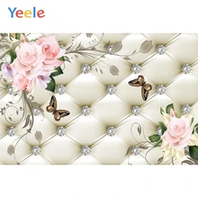 Yeele Floral Headboard Bed Diamond Pattern Flowers Butterfly Scene Photographic Backgrounds Photography Photo Backdrops Studio Yeele Floral Headboard Bed Diamond Pattern Flowers Butterfly Scene Photographic Backgrounds Photography Photo Backdrops Studio