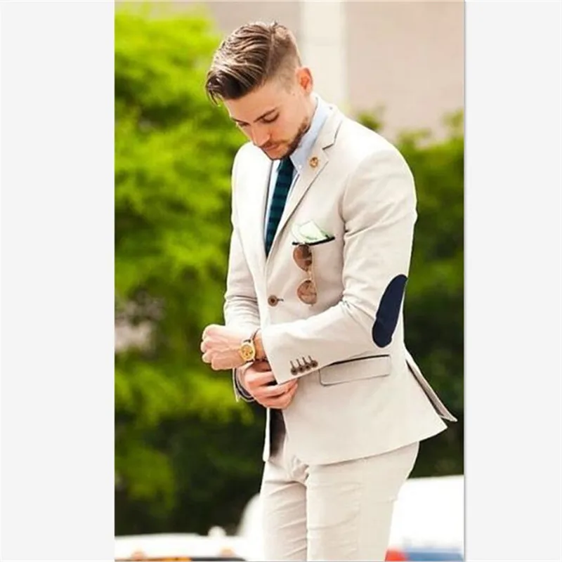 Мужские костюмы(пиджак+ брюки) на заказ, классический Терно для свадьбы, выпускного, приталенный стиль, смокинги для жениха - Цвет: Picture style 4