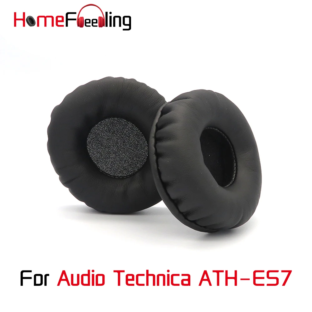 

Homefeeling Ear Pads For Audio Technica ATH-ES7 Earpads Round Universal Leahter Repalcement Parts Ear Cushions