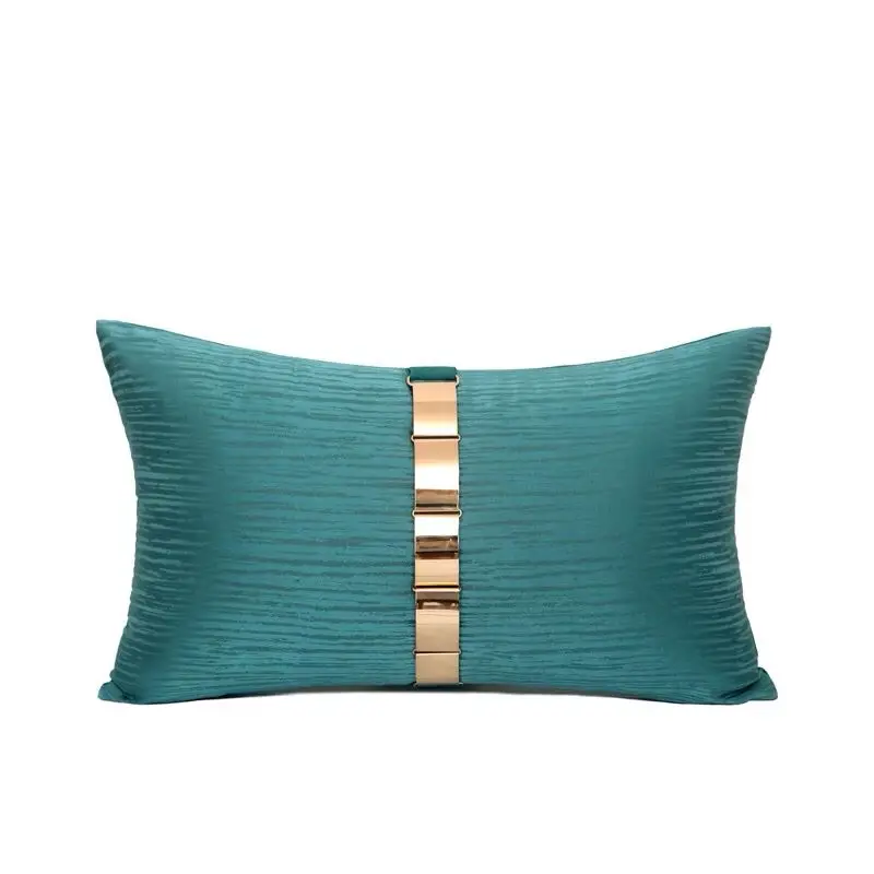 

Light Luxury Cushion Cover Set Plain Green Waist Pillowcase Decorative Cushions For Living Room Sofa 45x45cm/30x50cm