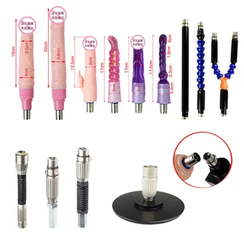 Sex Machine Attachment 3XLR Dildos Suction Cup Adapter Flexible Extension Tube Free Adjust Angle for Fuck Machine Adult Sex Toys 1