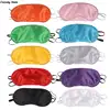 1PC Silk Eye Mask Eyeshade Cover Shade Soft Blindfold Travel Eyepatch Natural Sleeping Eye Patch Sleep Mask Women Men 1
