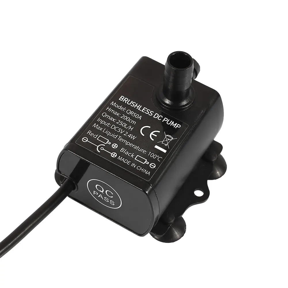 DC5V Mini Pump Water Pump Fountain Pump Aquarium Office Fish Tank DIY Home Submersible Durable