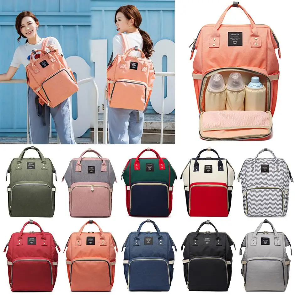 

2020 Fashion Mummy Maternity Nappy Bag Large Capacity Nappy Bag Travel Backpack Nursing Bag for Baby Care Women's Fashion Bag