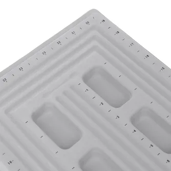 

Flocked Bead Board Bracelet Beading Jewelry Organiser Tray DIY Craft Tool B95F