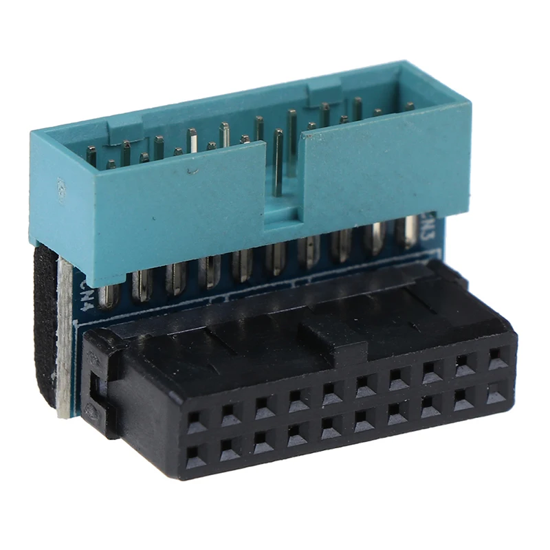 1PC USB 3.0 20pin Male To Female Extension Adapter Up Down Angled 90 Degree For Motherboard Mainboard for usb hub adapter usb adapter usb extension adapter