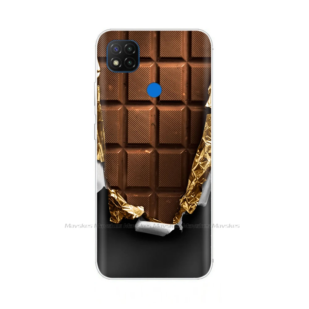 xiaomi leather case chain For Xiaomi Redmi 9C Case Redmi9C Silicone Soft TPU Back Cover For Redmi 9C NFC Mobile Phone Case for Redmi 9A Bumper hongmi 9 C xiaomi leather case cosmos blue Cases For Xiaomi