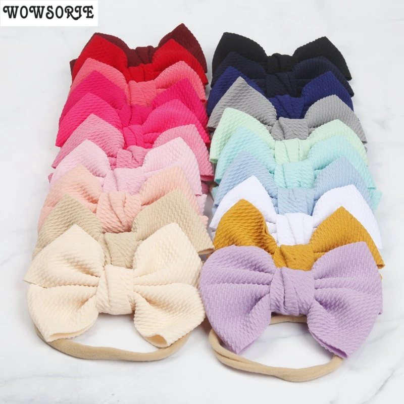 Baby Headband Handmade Solid Knot Flower Corn Kernels Hair Bows Kids