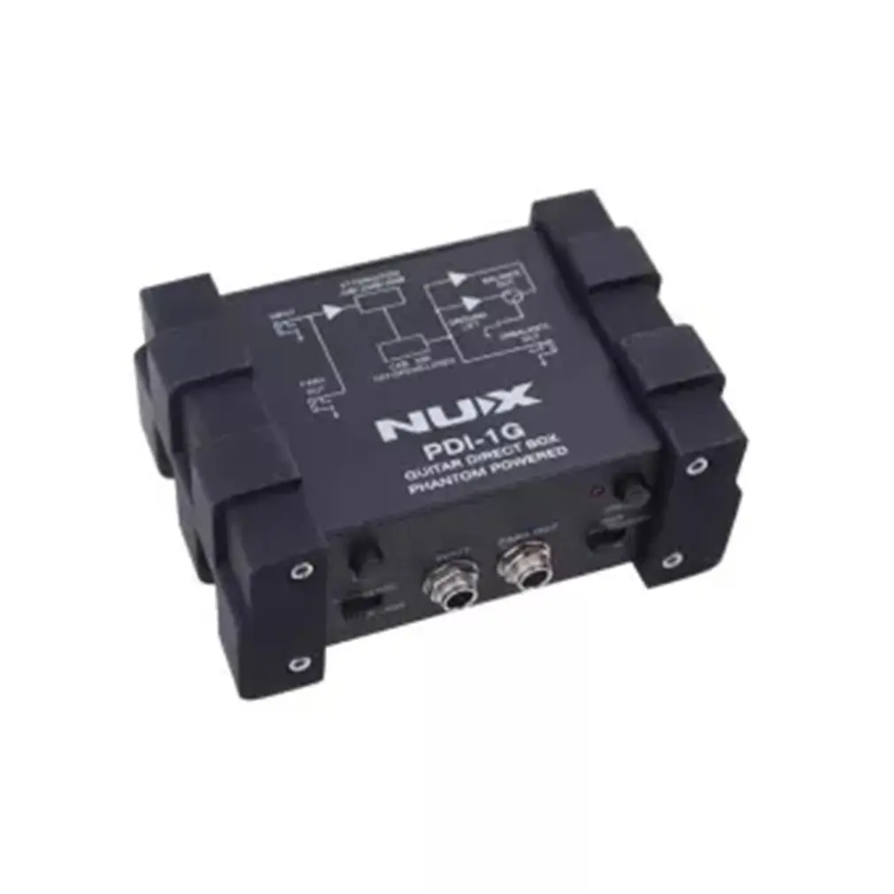 NUX PDI-1G DI Box сопротивление/баланс гитары бас DI Box Эффект с коробкой симулятор