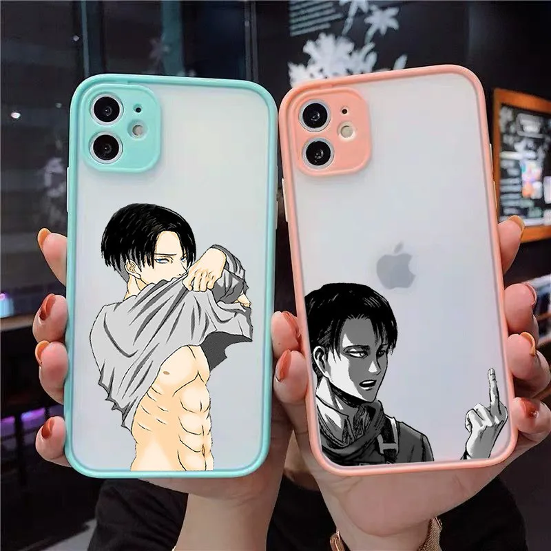 Чехол для телефона SE2020 Матовый Бампер iphone 11 12 pro max 6 6s 7 8 plus mini x xs xr attack on titan |