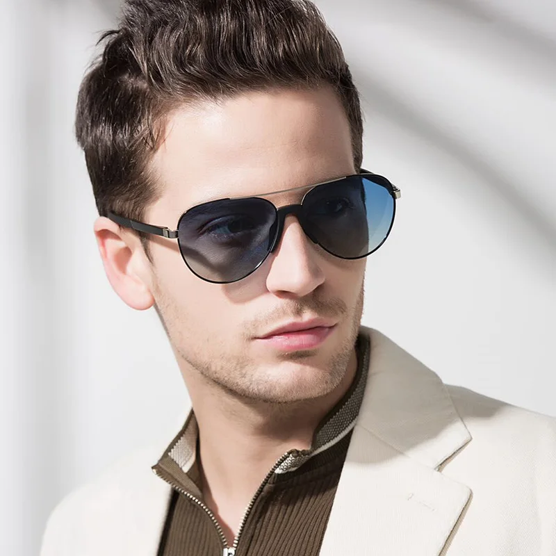 

Vintage Pilot Polarized Sunglasses Men Brand Designer Driving Sun Glasses for Men Retro Oval Sunglass Male UV400 Lentes De Sol