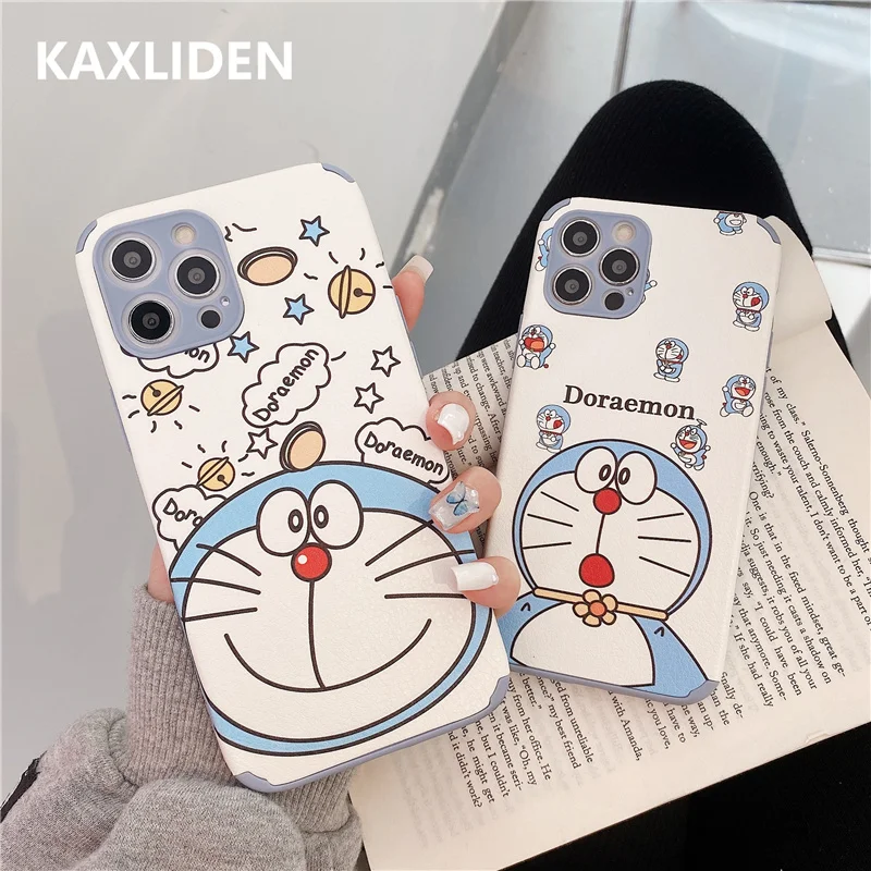 Relief Cute Cartoon Pattern Phone Case For iphone 12 mini 11 Pro Max 7 8 plus X XR XS Max SE 2020 Leather Back Cover Soft Cases