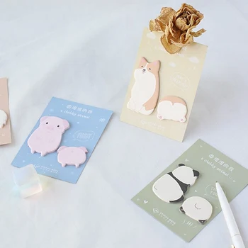

Cute Animals Memo Pad Kawaii Panda Small Pig Sticky Notes Memo Pads Stationery Note Paper Stickers Office School Supplies