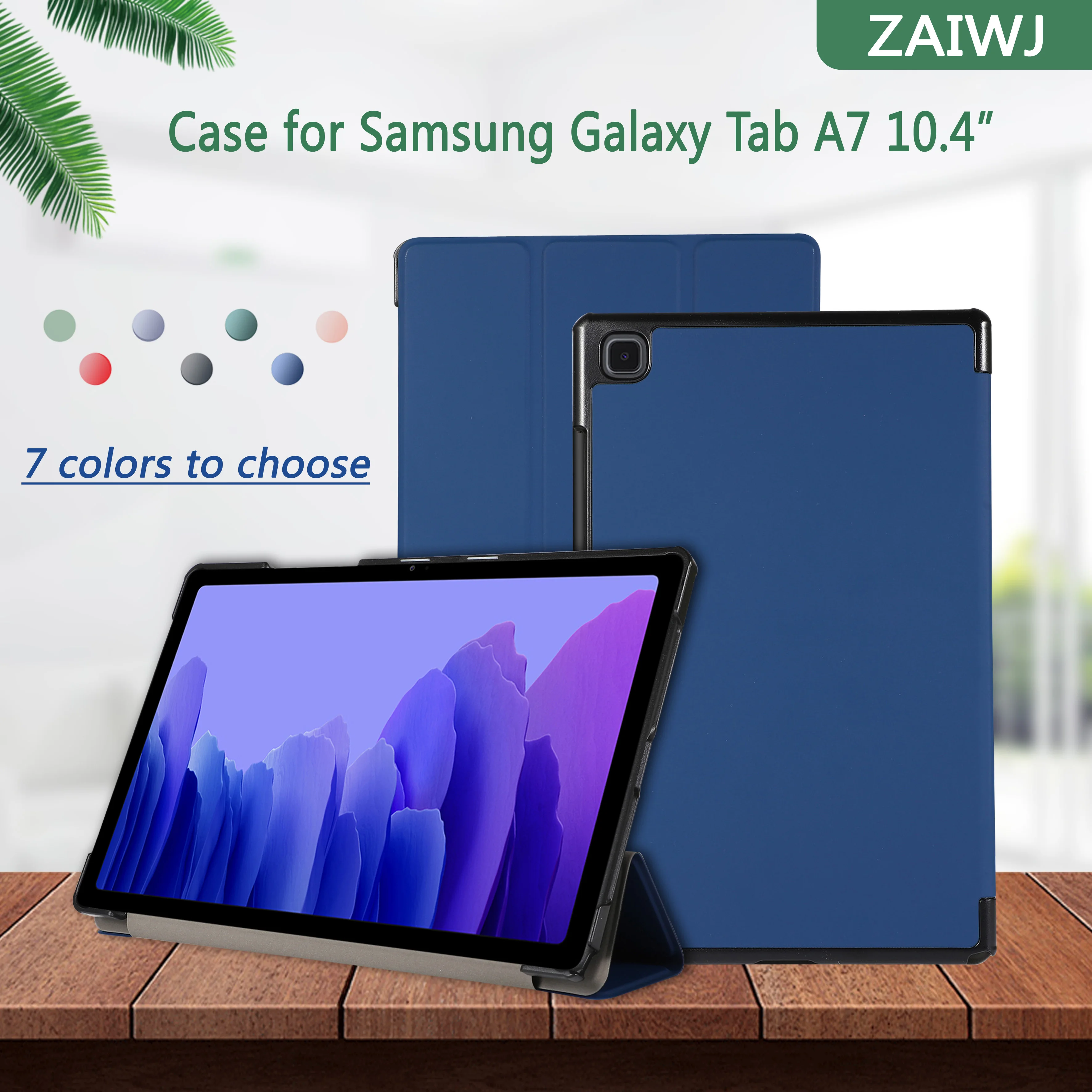 Custodia Per Samsung Galaxy Tab A7 10.4 Sm-T500/T505 Custodia Pieghevole Regolabile Per Tablet Per Custodia Samsung Galaxy Tab A7 10.4 2020