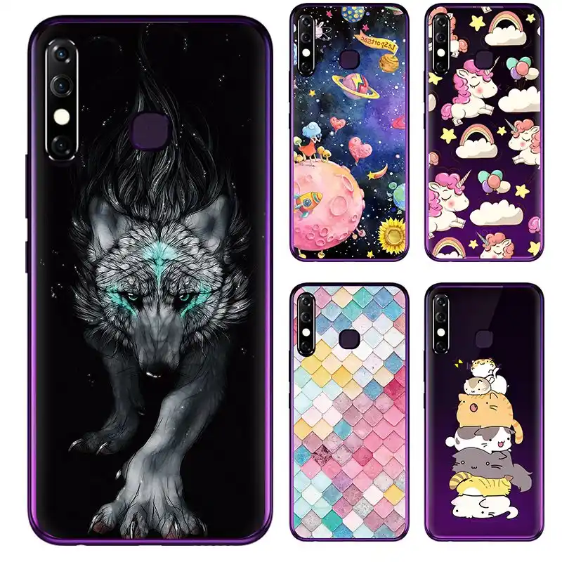 Shockproof Anti Dust Phone Case For Tecno Camon 12 Spark 4 Wristband Lanyard Silicone Phone Holder Waterproof Dirt Resistant Fitted Cases Aliexpress