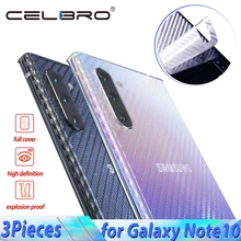 Углеродная прозрачная наклейка для samsung Galaxy Note 10 S10 Plus задняя защитная пленка для экрана для samsung S10 S10e Note10 Plus