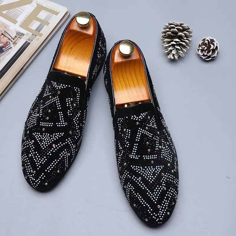 

Men Shoes2019 Summer Fashion Street Snap Leather Fashion Shoes Casual Shoes England Pointed-Toe Case