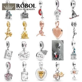 

PDB DZ 39 RLLEN 925 Sterling Silver New Necklace Pendant DIY Jewelry Fashion Elegant Girl Ladies Pendant with Original LOGO