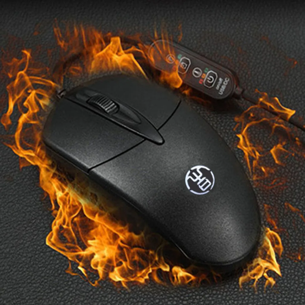 20# Проводная теплая мышь с подогревом для Windows PC игр USB игровая Бесшумная мышь для ноутбука USB игровая мышь Led