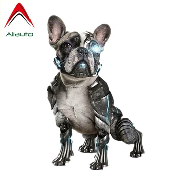 

Aliauto Personality Car Sticker Cretive Mechanical Dog PVC Decal for Automobiles Motorcycles Laptop Volkswagen Audi A3,15cm*9cm