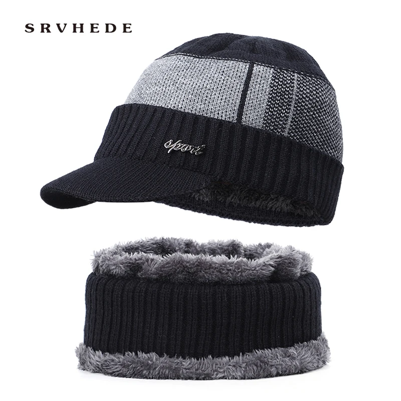 Зимняя вязаная шапка бини мужской шарф Skullies Beanies Зимние шапки для мужчин и женщин шапки Gorras Bonnet маска брендовые шапки