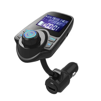 

Car MP3 Player Handsfree Wireless Bluetooth FM Transmitter Car Kit MP3 Player USB LCD Modulator with Blue/Red Light
