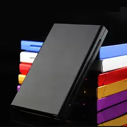 Hot Smoking Cigarettes Aluminum Cigarette Case Tobacco Case Cigar Holder Pocket Box Storage Container Gift Box for Man/ Women