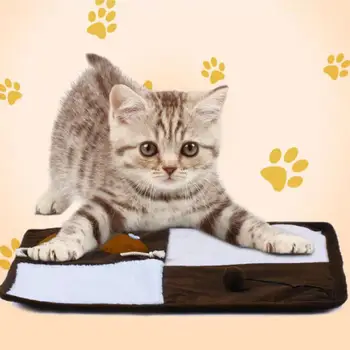 

Pet Wear Resistant Catnip Scratching Pad with Sound Paper Cat Toy