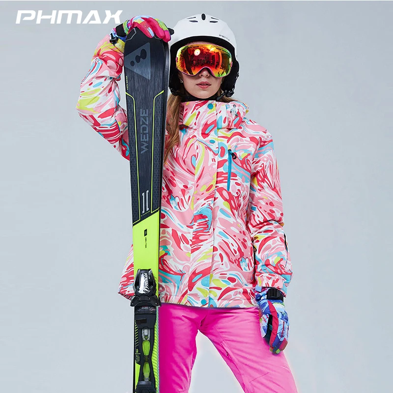 Pants Jacket-Set Ski-Suit Snowboard Womens PHMAX And Winter Female Outdoor Breathable