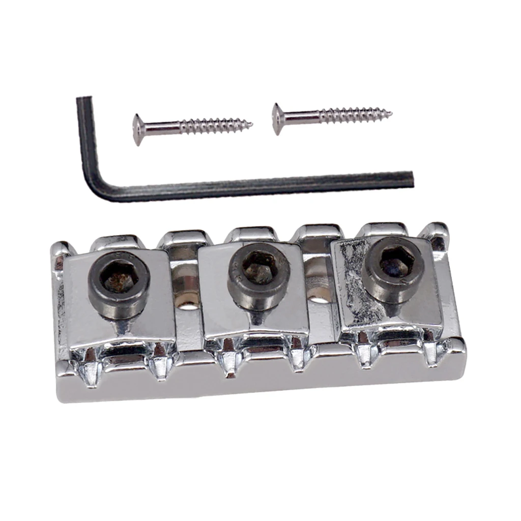 Metal Guitar String Locking Nut with Allen Wrench for Tremolo Bridge 43mm