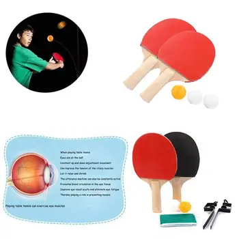 

Table Tennis Set 1.45m Tennis Net Rack 1 Pair Table Table Training Pingpong Set Paddle Balls Tennis 3 Accessories Tennis Ra J6J3